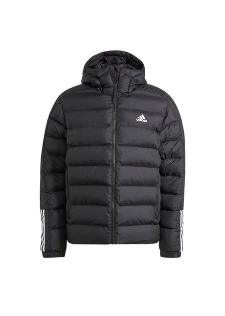 Hooded puffer jacket adidas itavic 3 stripes midweight