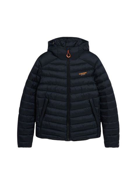 Hooded puffer jacket superdry fuji