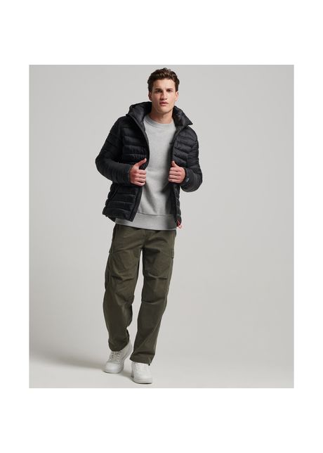 Hooded puffer jacket superdry fuji sport
