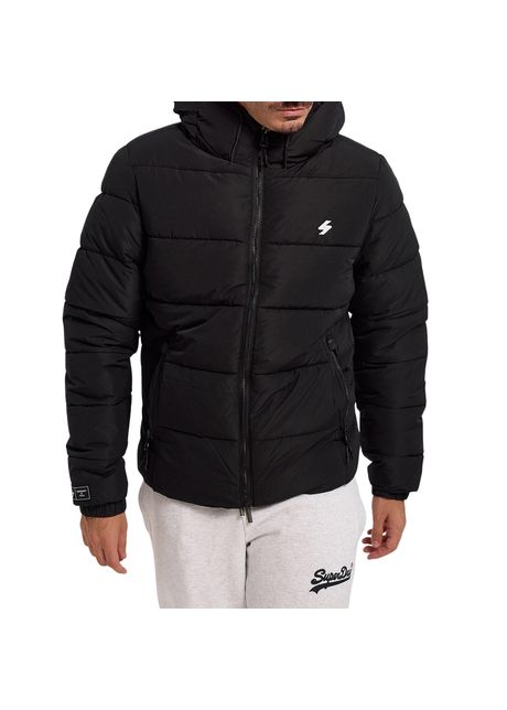Hooded puffer jacket superdry sports