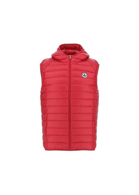 Hooded sleeveless jacket jott pat