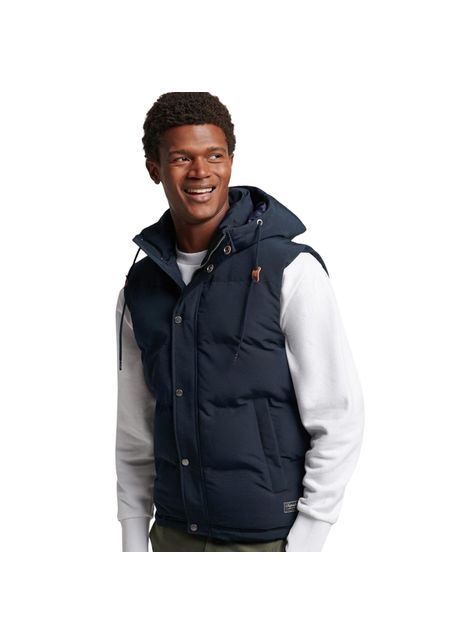 Hooded sleeveless jacket superdry everst