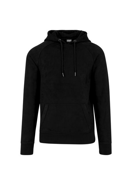 Hooded sweatshirt urban classic imitation uede