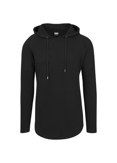 Hooded sweatshirt urban classic long shaped terry