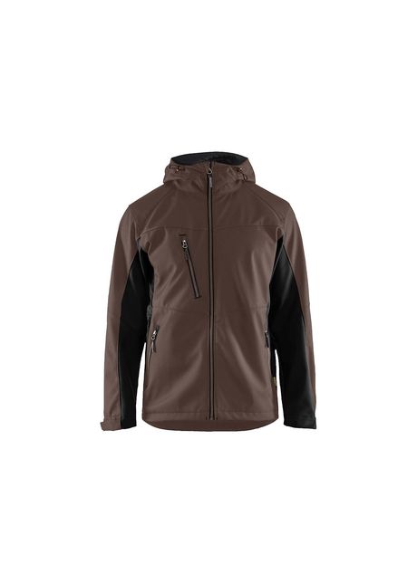 Hooded waterproof jacket blaklader