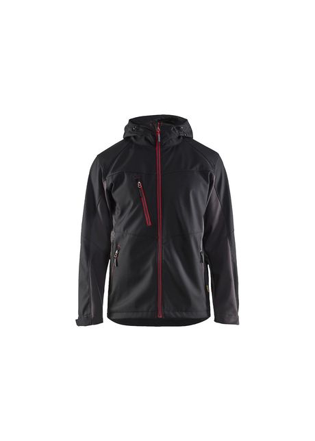 Hooded waterproof jacket blaklader