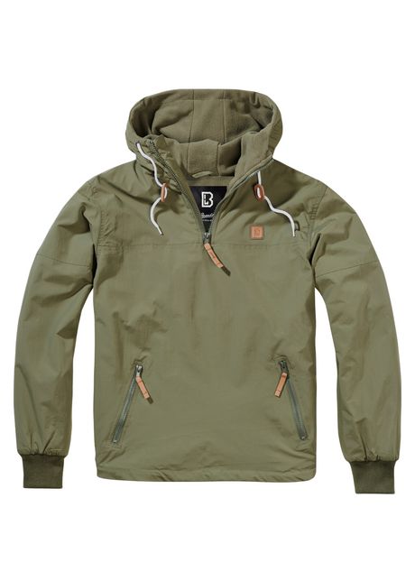 Hooded waterproof jacket brandit luke