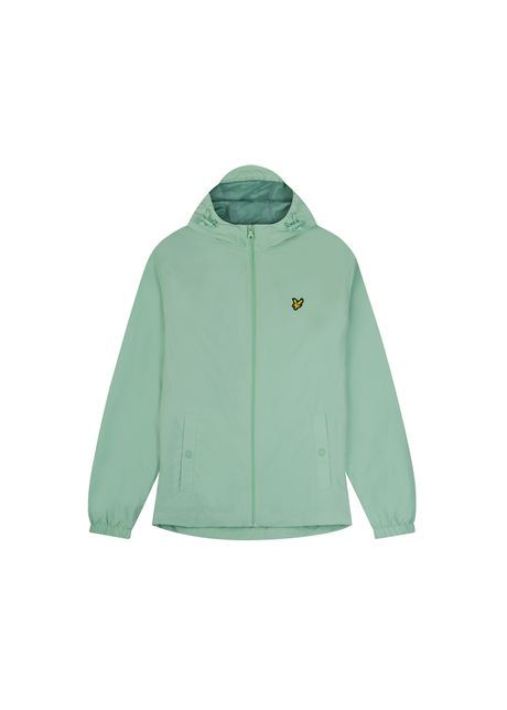 Hooded waterproof zip up jacket lyle scott