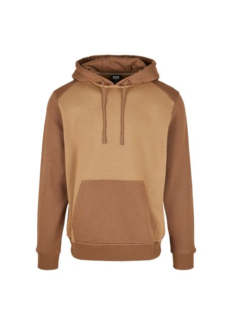 Hoodie urban classics 2 tone fake raglan