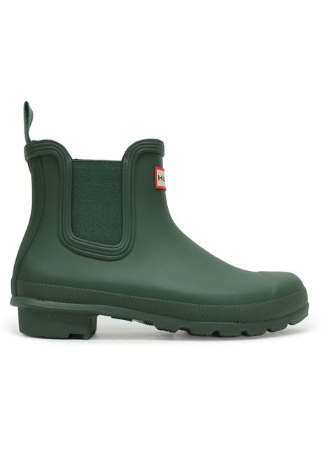 Hunter original chelsea rubber women s ankle hunter green boots