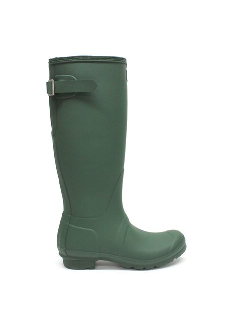 Hunter original tall adjustable rubber women s wellingtons hunter green boots