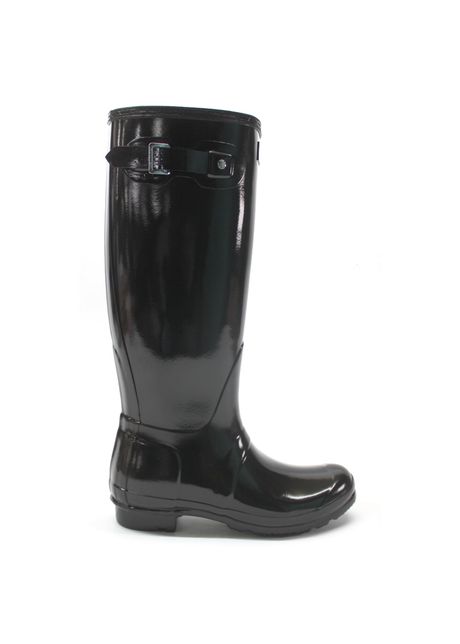Hunter original tall gloss rubber women s wellingtons black boots
