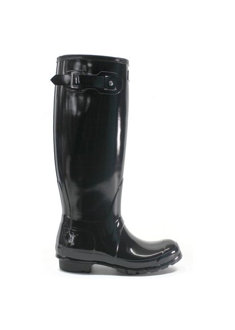 Hunter original tall gloss rubber women s wellingtons navy boots