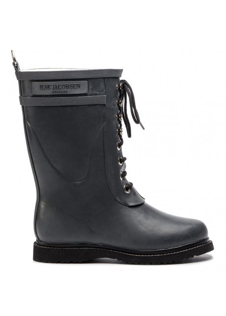 Ilse jacobsen rub15 rubber women s medium wellington boots colour grey