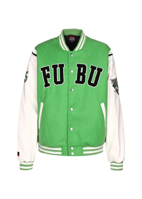 Jacket fubu college fake leather