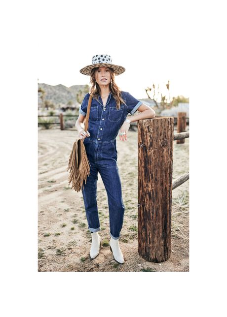 Jumpsuit jeans woman freeman t porter tifany