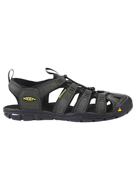 Keen clearwater cnx leather men s slingbacks magnet black sandals