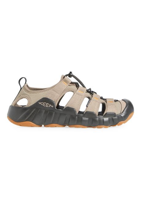 Keen hyperport h2 synthetic textile men s outdoor brindle black sandals
