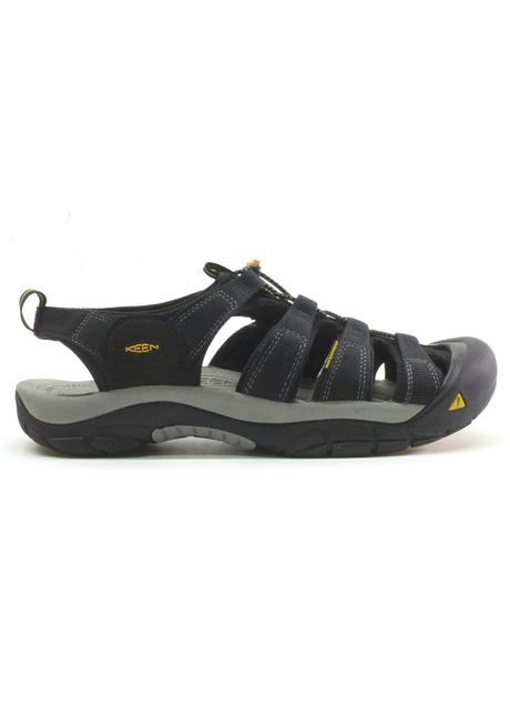 Keen newport h2 textile men s slip on black sandals