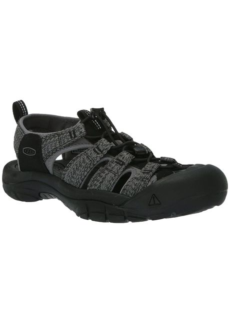 Keen newport h2 textile men s slip on black steel grey sandals