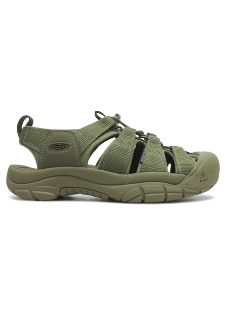 Keen newport h2 textile men s slip on monochrome olive drab sandals