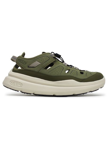 Keen wk450 synthetic textile men s casual sandals colour martini olive plaza taupe