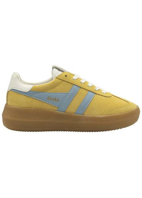 Lace up suede trainers for women gola athena