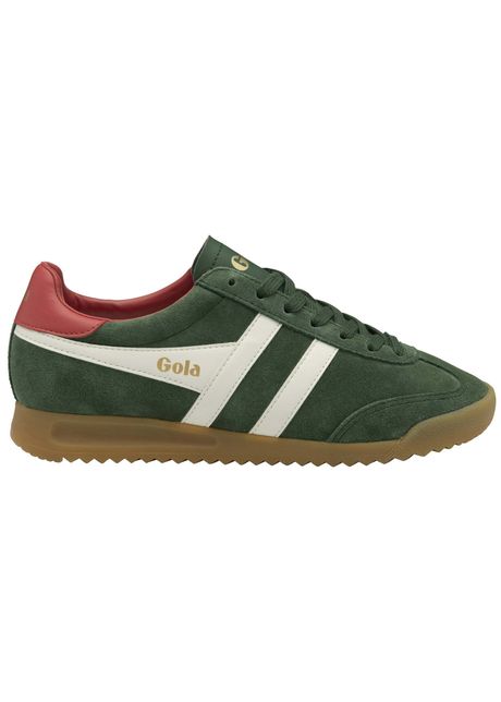 Lace up suede trainers for women gola torpedo