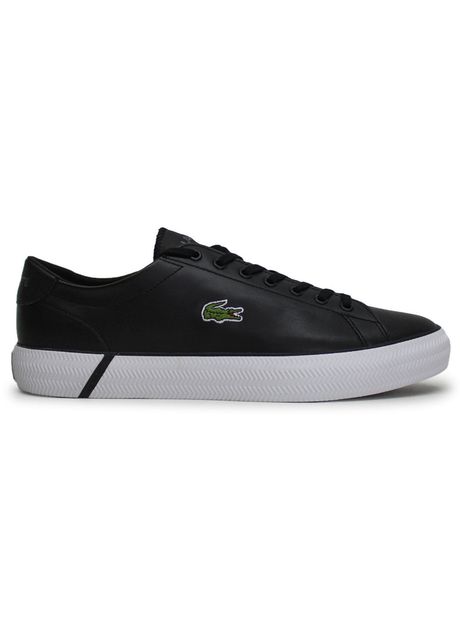 Lacoste gripshot bl leather synthetic men s low top sneakers colour black white
