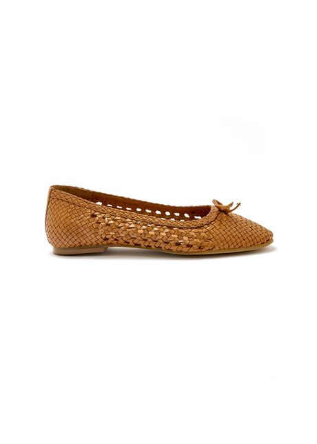 Leather ballet flats woman p diconfort