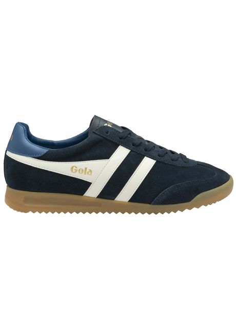 Leather lace up trainers gola torpedo