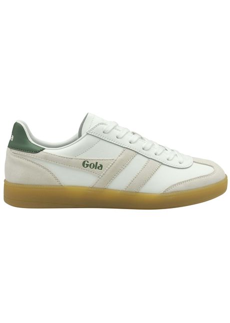 Leather lace up trainers gola viper leather