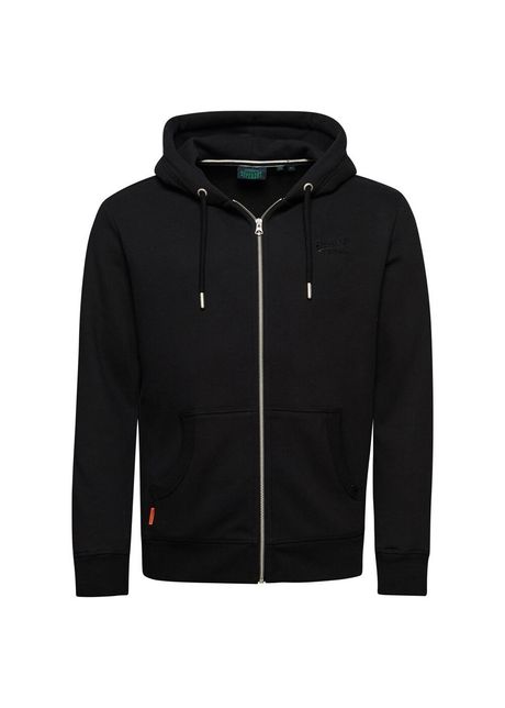 Logo zipped hoodie superdry essential