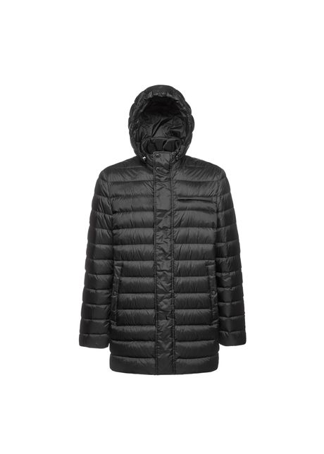 Long hooded down jacket geox warrens