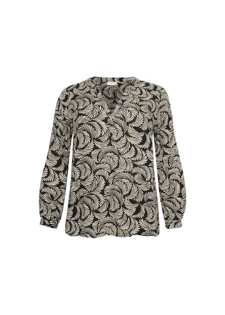 Long sleeve blouse for women kaffe curve mirta tilly