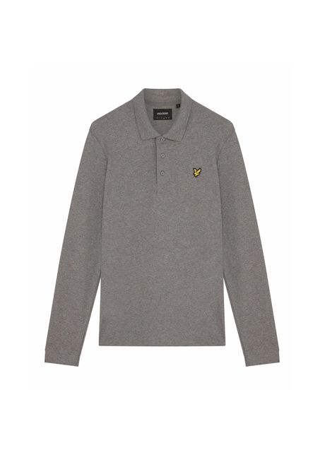 Long sleeve polo shirt lyle scott