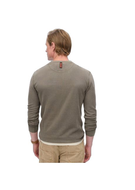 Long sleeve t shirt superdry vintage textured grandad