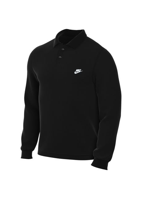 Long sleeved knitted polo shirt nike club
