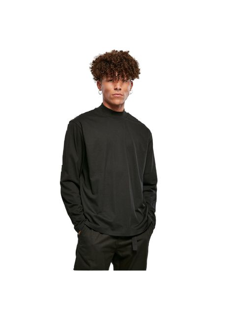 Long sleeved t shirt with thick stand up collar urban classics gt
