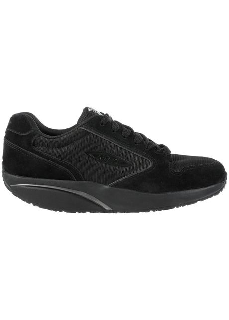 Mbt mbt 1997 classic suede textile men s low top sneakers colour black