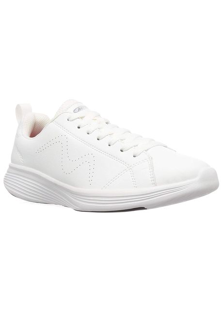 Mbt ren synthetic men s lace up sneakers colour white