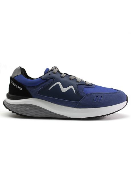 Mbt soho 1996 leather men s lace up sneakers colour navy