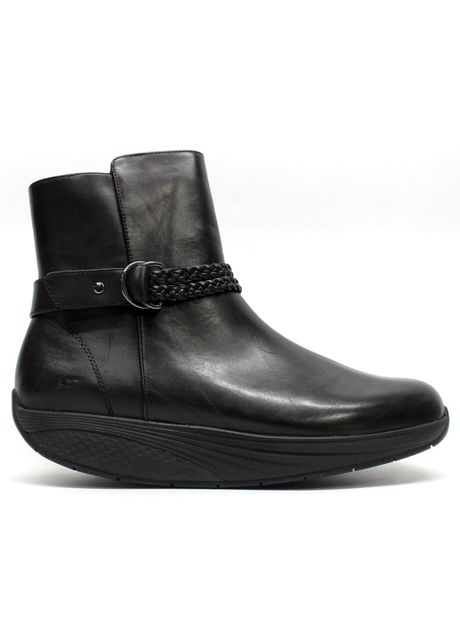 Mbt uki nappa leather women s ankle boots colour black