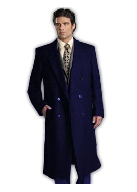 Mens overcoat mens long wool topcoats topcoat for men mens double breasted overcoat navy blue double breasted coat