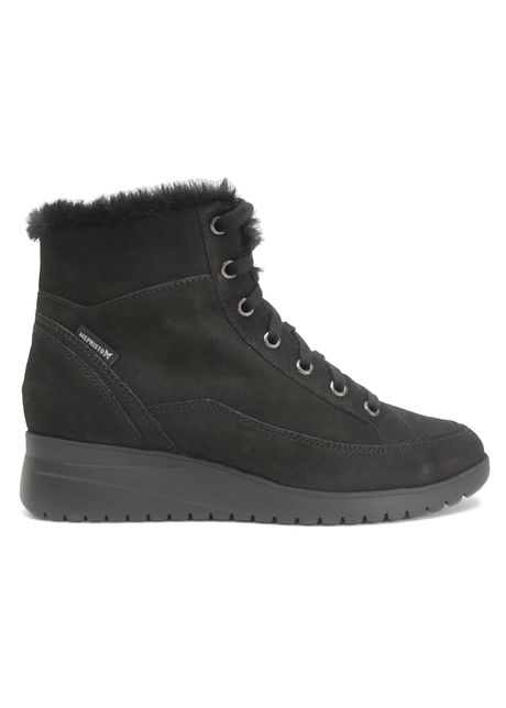 Mephisto ilka nubuck leather women s ankle boots colour black