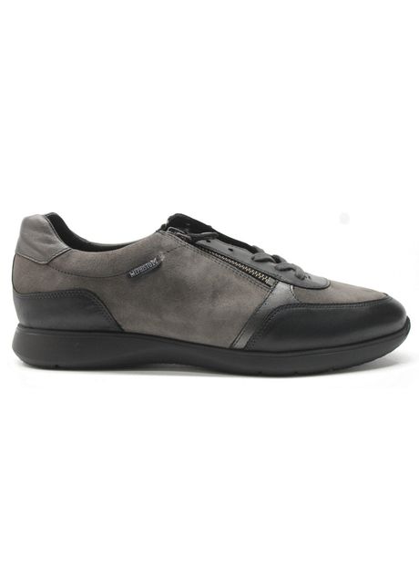 Mephisto monia leather women s low top sneakers colour carbon