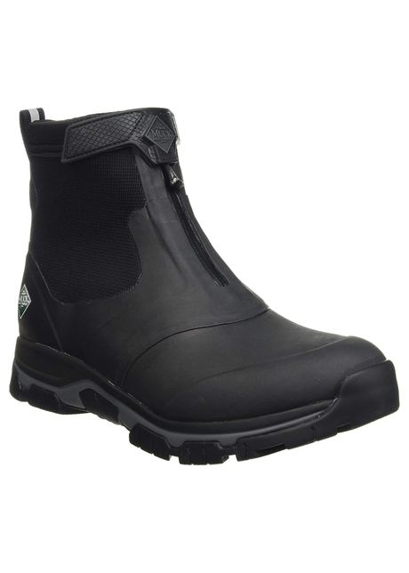 Muck boot apex mid zip rubber synthetic men s ankle black grey boots