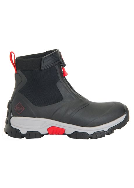 Muck boot apex mid zip rubber synthetic men s ankle black grey red boots