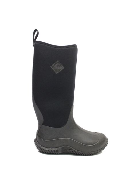 Muck boot hale synthetic textile women s calf length black boots