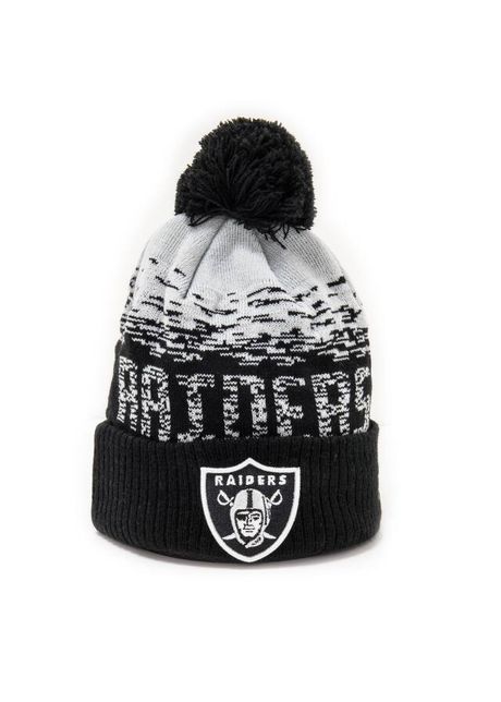 New era nfl sport knit cuff oakland raiders beanie